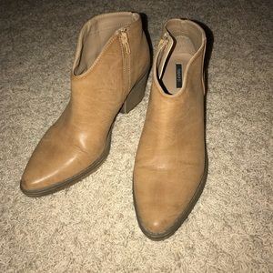 Brown booties